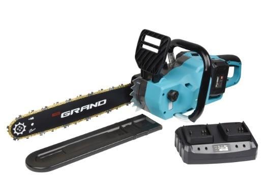 Електропила акумуляторна ланцюгова Grand АПЦ-M40V/16" BL безщітковий мотор/шина 405 мм/акумулятори 2 шт./зарядний пристрій (14553082) - фото 3 Електропила акумуляторна ланцюгова Grand АПЦ-M40V/16" BL безщітковий мотор/шина 405 мм/акумулятори 2 шт./зарядний пристрій (14553082) - фото 3