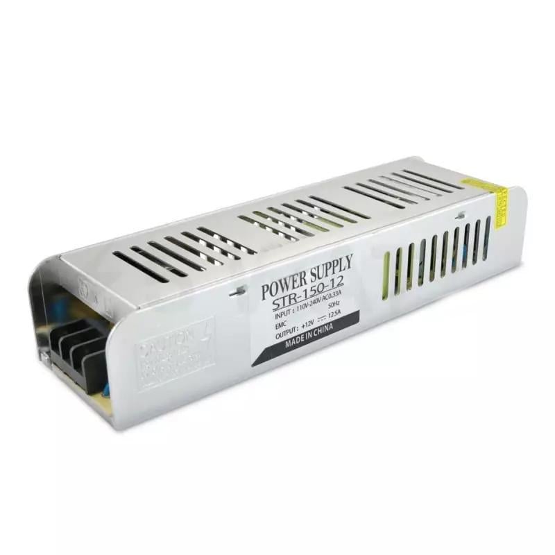 Блок питания ОЕМ DC12 узкий 150W 12,5A (STR-150-12/27773908)