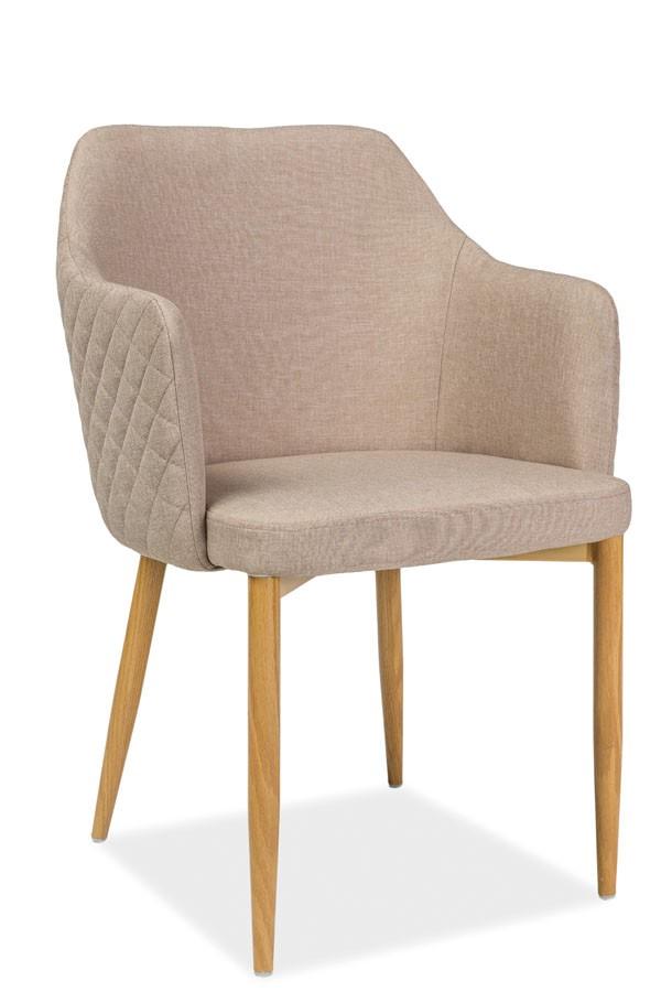 Стілець Signal Astor Бежевий/Дуб Стілець Signal Astor Бежевий/Дуб