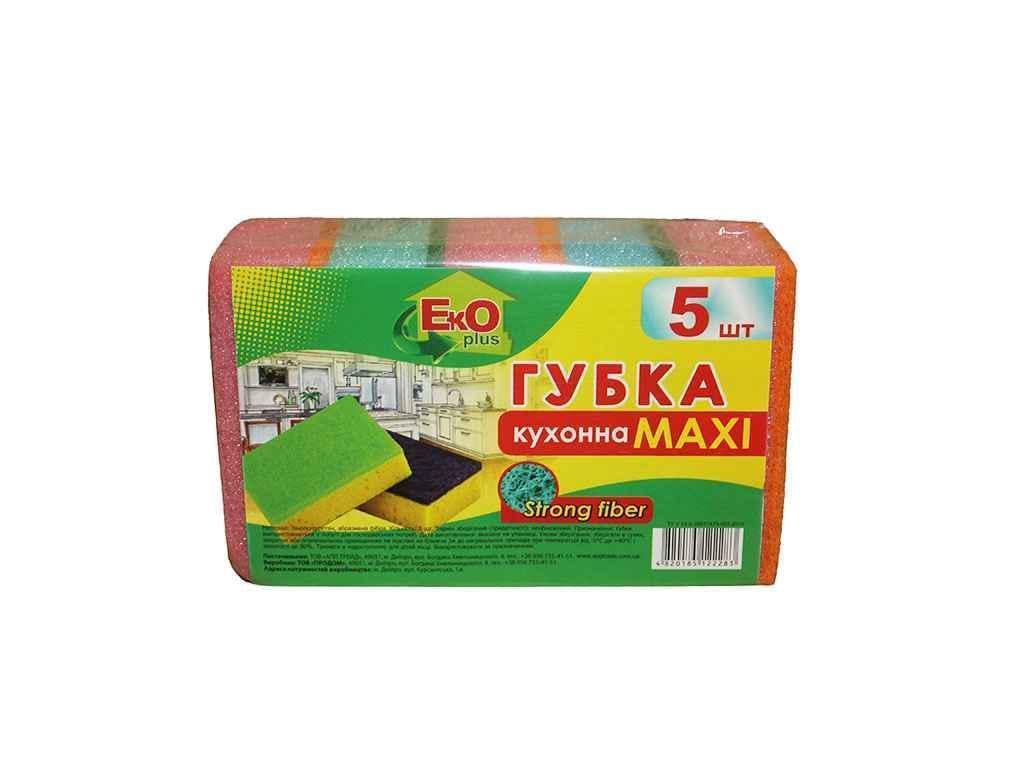 Губки кухонные EKO PLUS Maxi 5 шт. (843454)