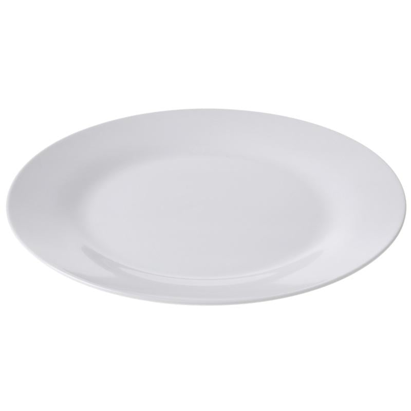 Тарілка кругла Lora NP110 кераміка Білий (73-083)