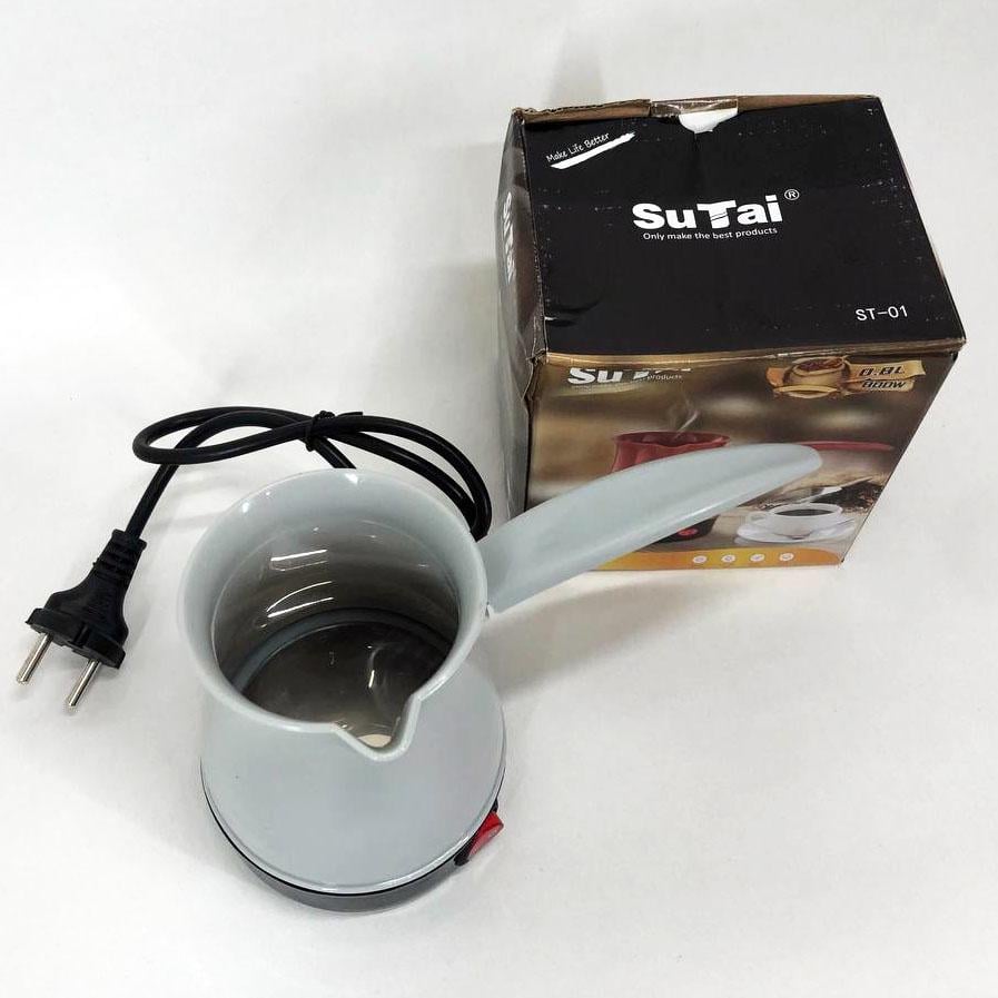 Турка електрична SuTai Сірий - фото 6 Турка електрична SuTai Сірий - фото 6