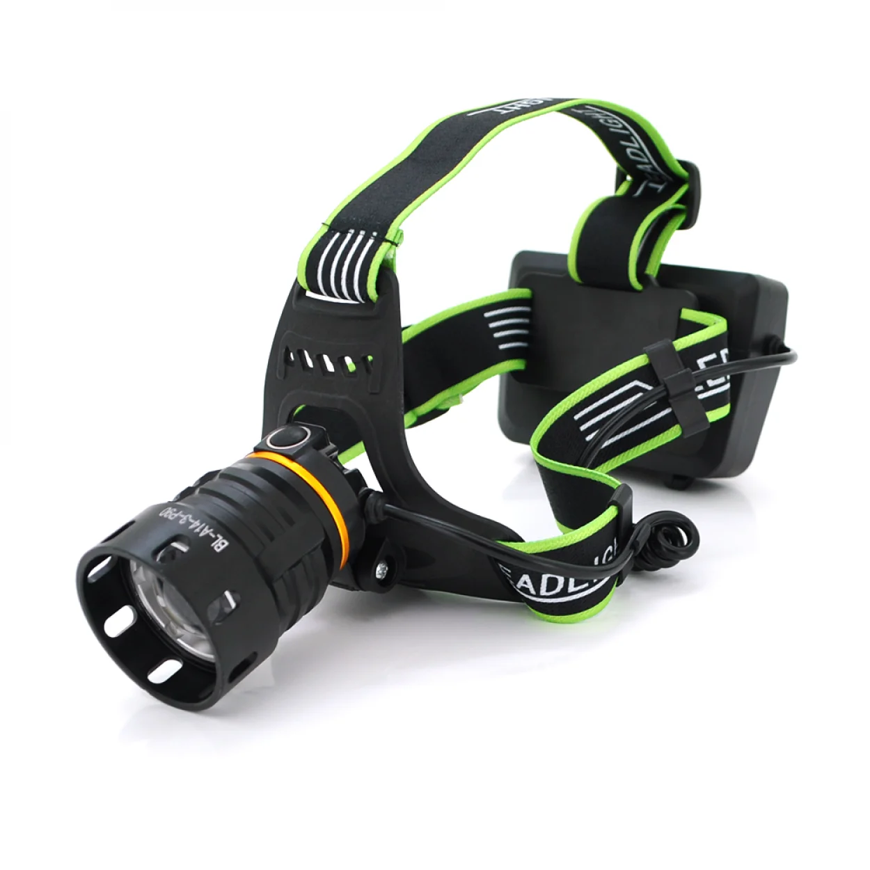 Фонарик налобный светодиодный BL-A14-3-P90 zoom Type-C 3х18650 (55238)