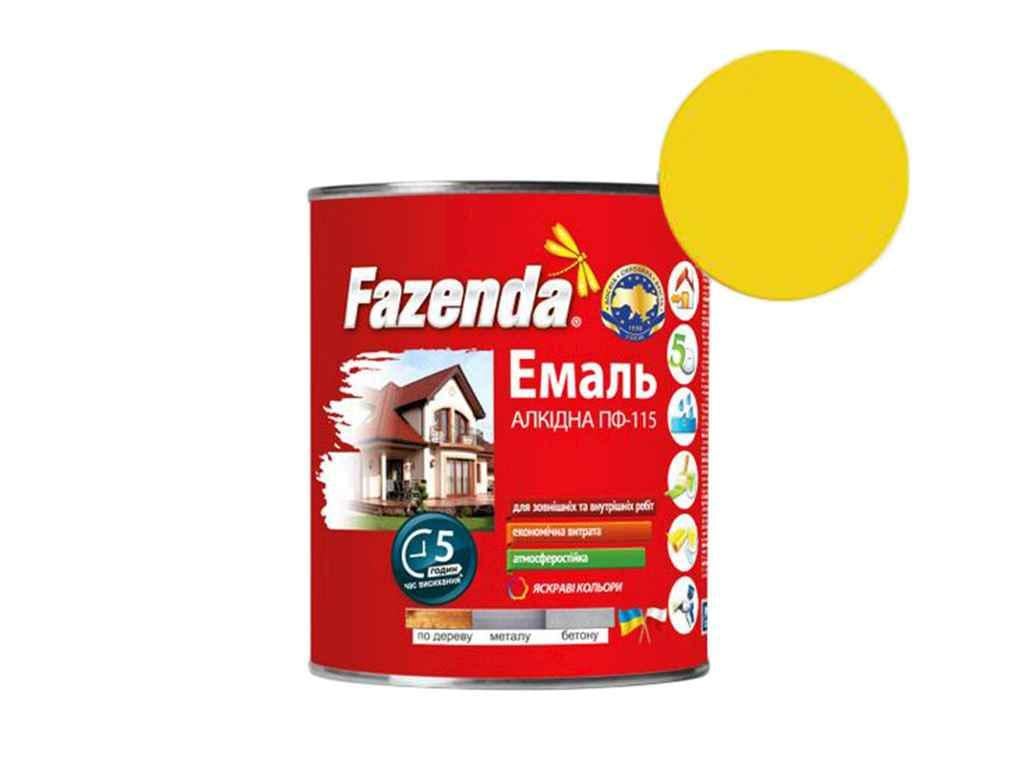 Эмаль алкидная ПФ-115 Fazenda 900 г Желтый (960424)