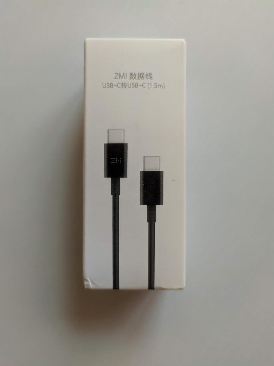 Кабель ZMI Type-C-Type-C/PD Fast Charge/3 A/60 W 1,5 м Чорний (AL301) - фото 3