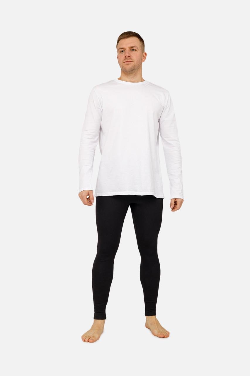 Мужское термобелье лосины 52 цвет черный ЦБ-00262143