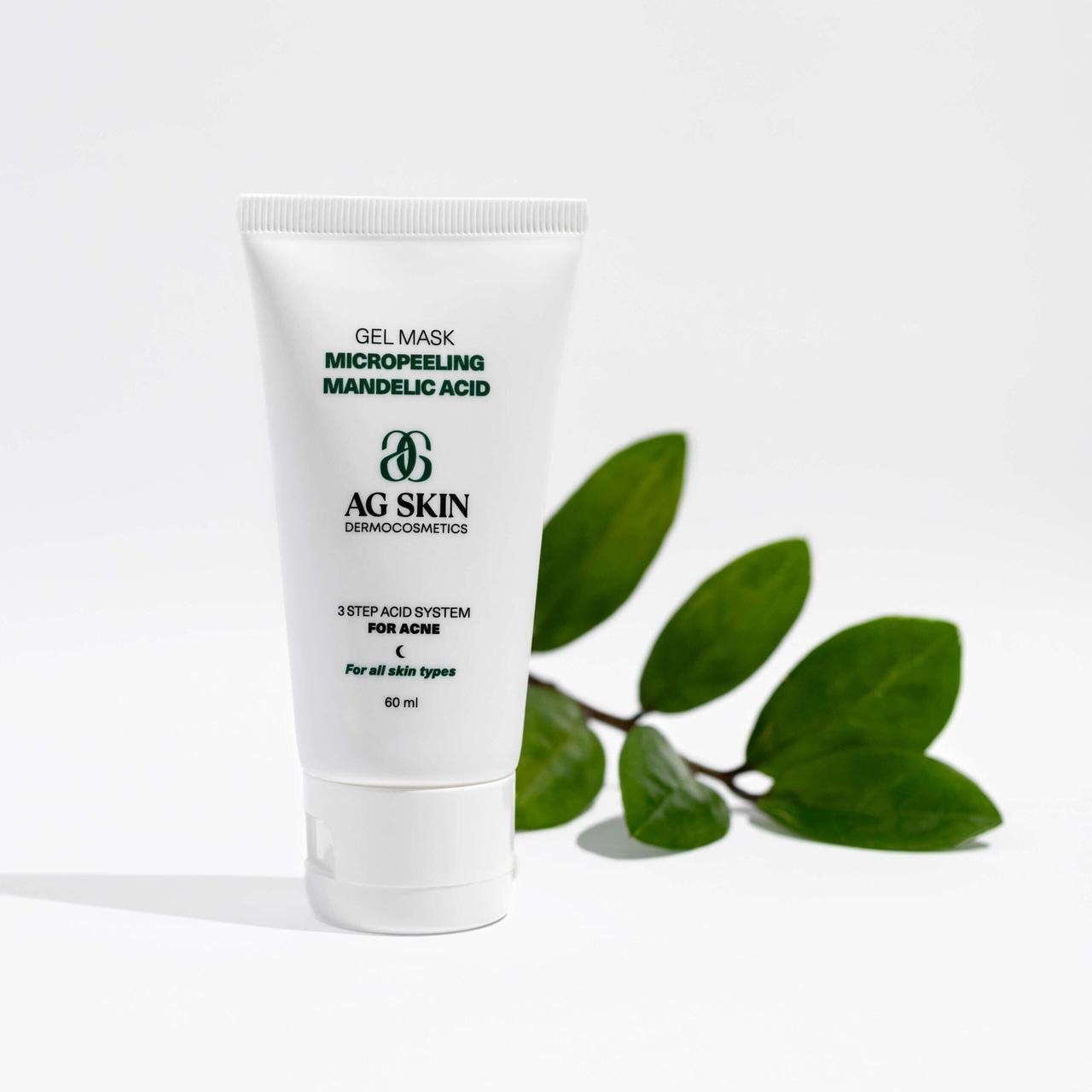 Гель-маска мікропілінг Gel mask micropeeling mandelic acid AG Skin з мигдалевою кислотою 60 мл (2472282840)