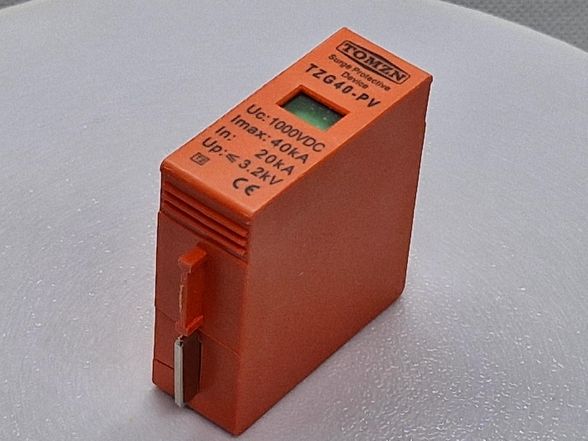 Вставка-вкладиш ПЗІП 1000V DC TOMZN TZG40-PV 20-40KA блискавкозахист розрядник ПЗІП для сонячних панелей PV SPD постійного струму УЗІП - фото 4 Вставка-вкладиш ПЗІП 1000V DC TOMZN TZG40-PV 20-40KA блискавкозахист розрядник ПЗІП для сонячних панелей PV SPD постійного струму УЗІП - фото 4