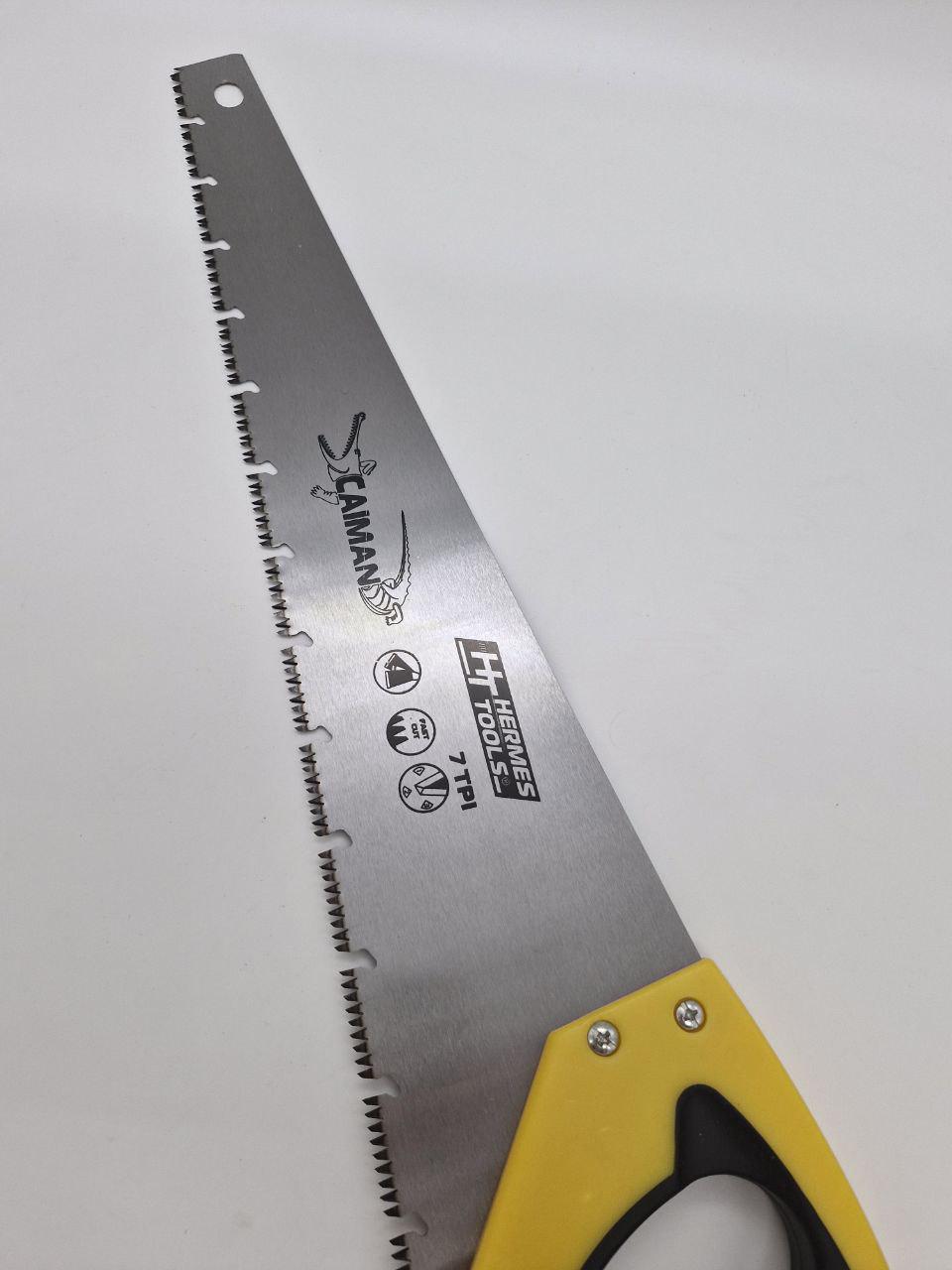 Ножовка по дереву HT HERMES TOOLS Caiman 500 мм (26-005) - фото 3 Ножовка по дереву HT HERMES TOOLS Caiman 500 мм (26-005) - фото 3