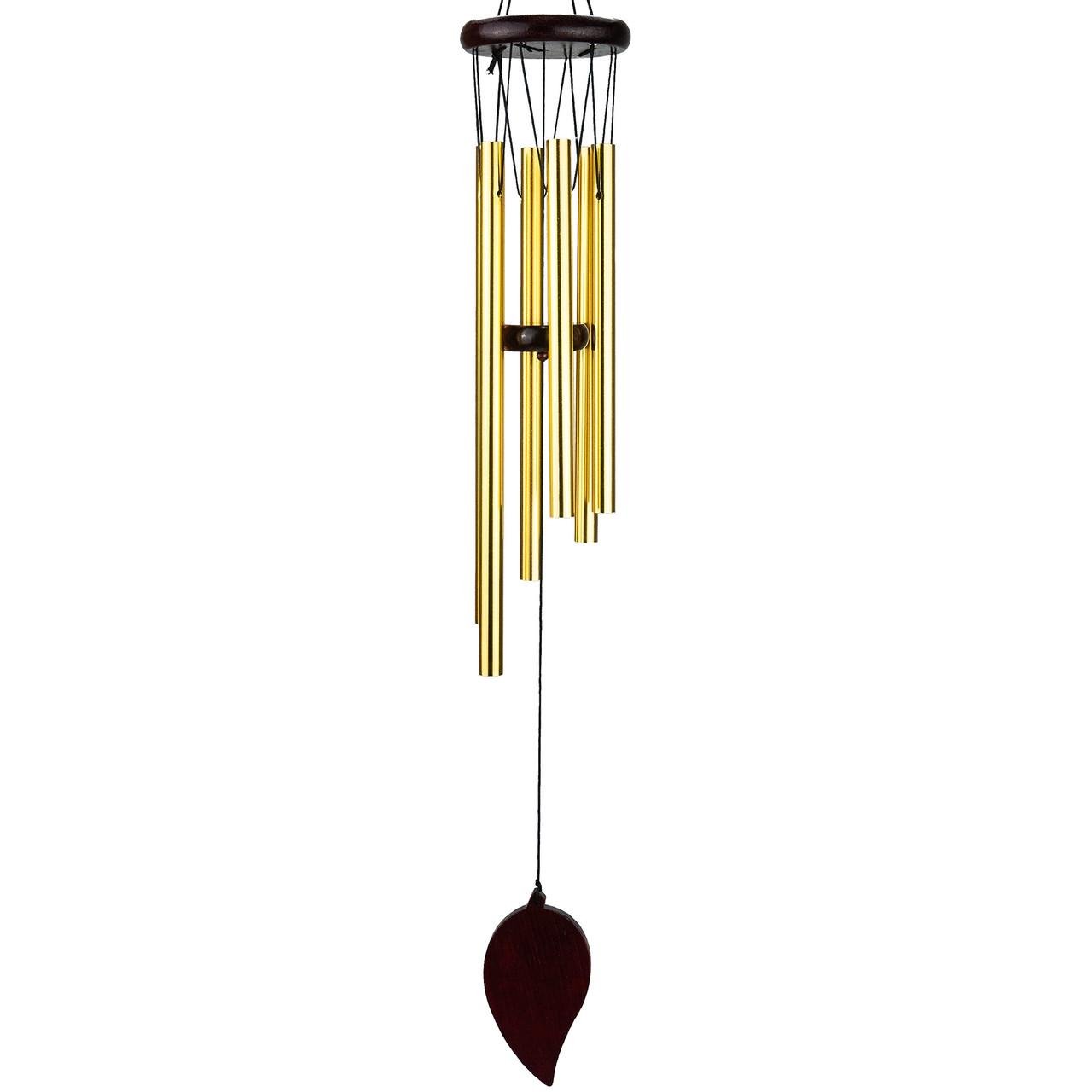 Музика вітру 6 металевих золотистих трубочок 60х8,5 см (С6277) Музика вітру 6 металевих золотистих трубочок 60х8,5 см (С6277)