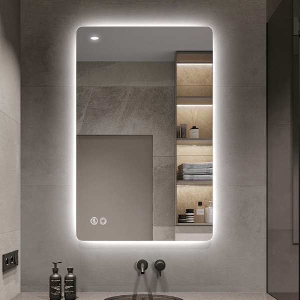 Зеркало прямоугольное для ванной комнаты Insana J001 с LED-подсветкой 70х90 см (А0058162)