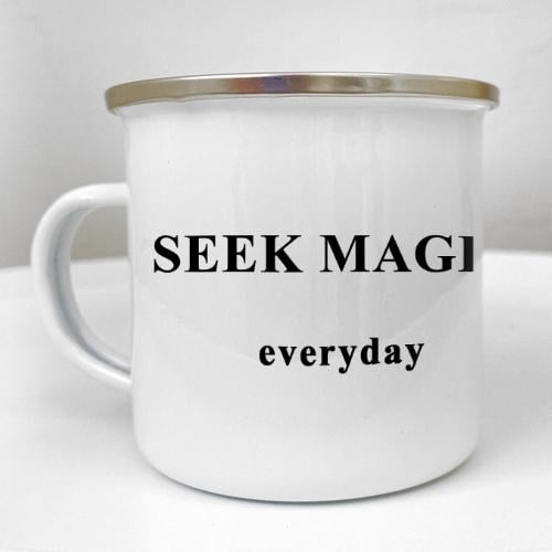 Кружка металлическая Camper "Seek magic everyday" 250 мл (KRM_23S129)