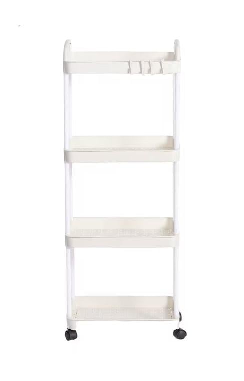 Стеллаж на колесах со стопорами Storage rack AND906 4 яруса Белый (2934617266) Стеллаж на колесах со стопорами Storage rack AND906 4 яруса Белый (2934617266)