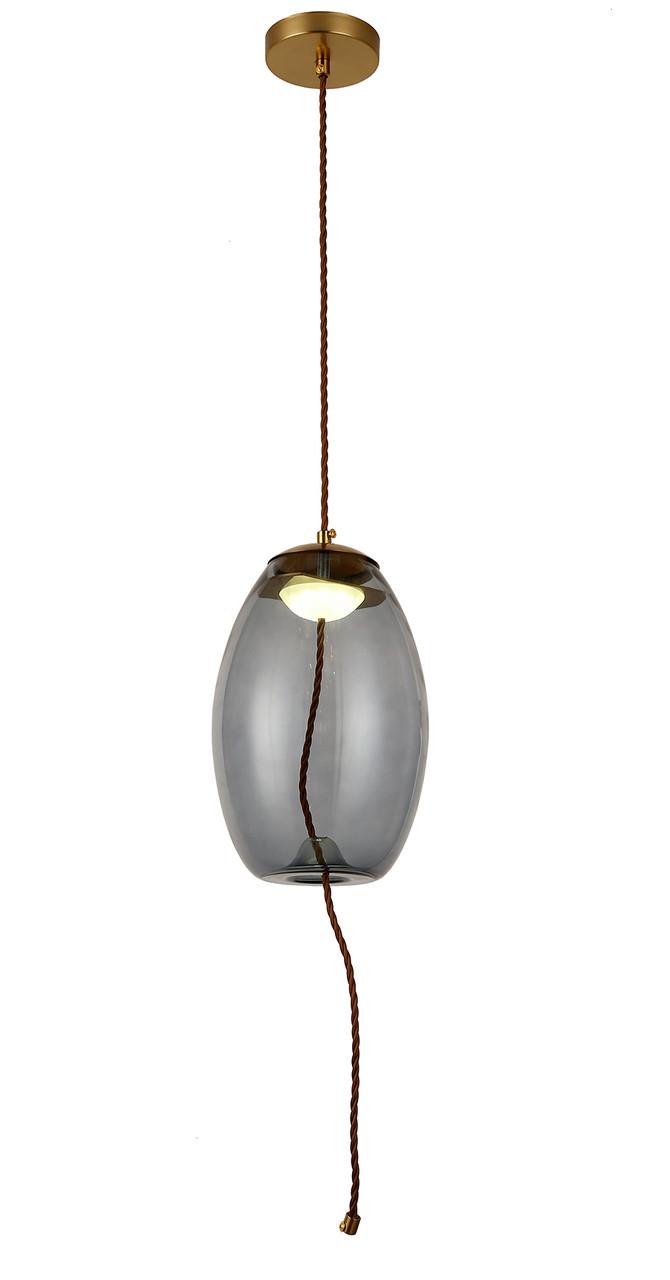 Подвесной светильник 91628-1LED 4W BL Золотистый с черным
