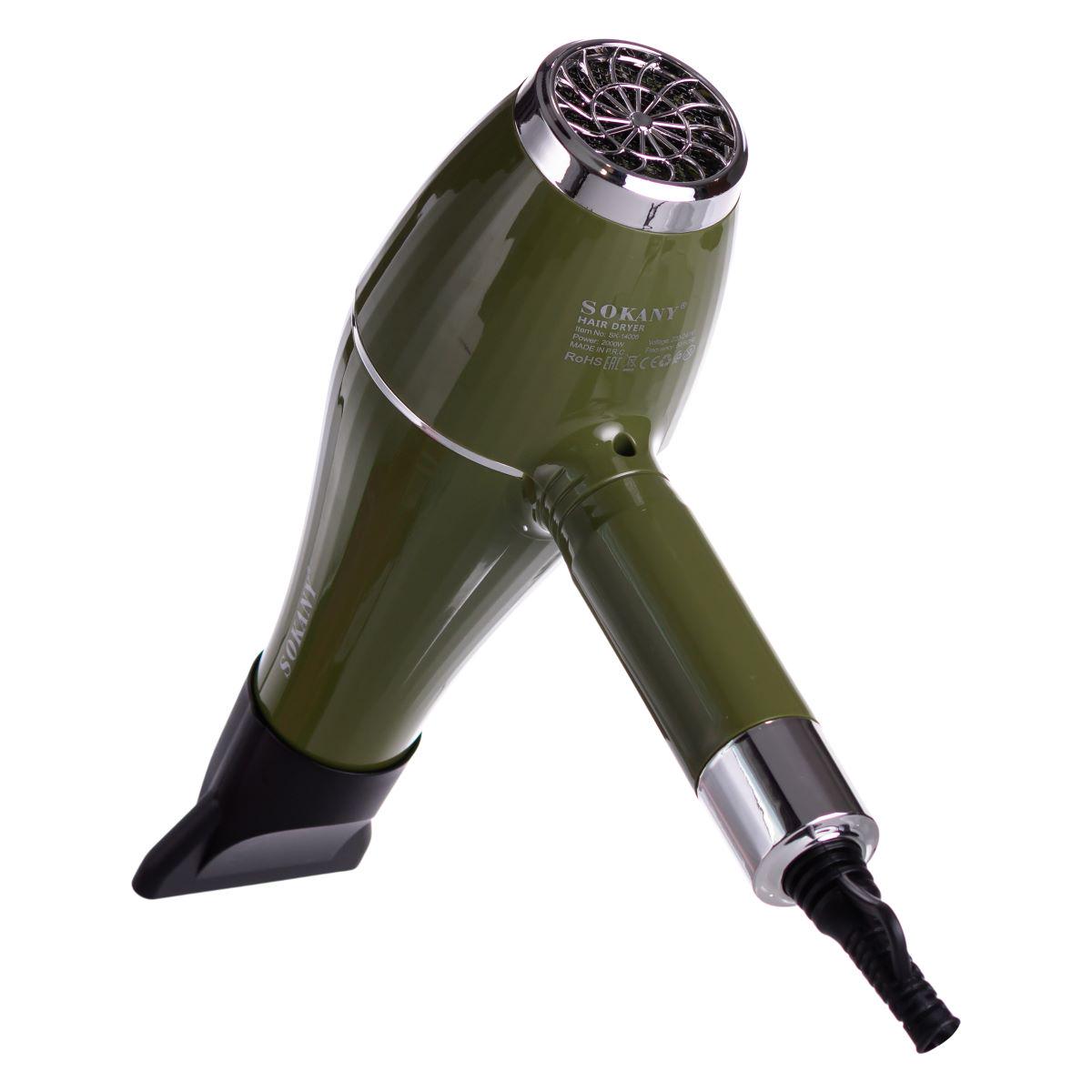 Фен для волос Sokany SK-14006 с концентратором 2000 Вт (7410) - фото 8 Фен для волос Sokany SK-14006 с концентратором 2000 Вт (7410) - фото 8