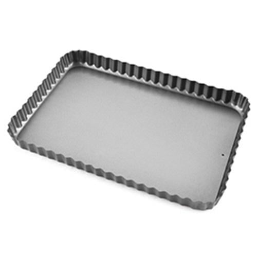 Форма для выпечки Stenson MH-4448 со съемным дном прямоугольная 31х21х3 см (553670)