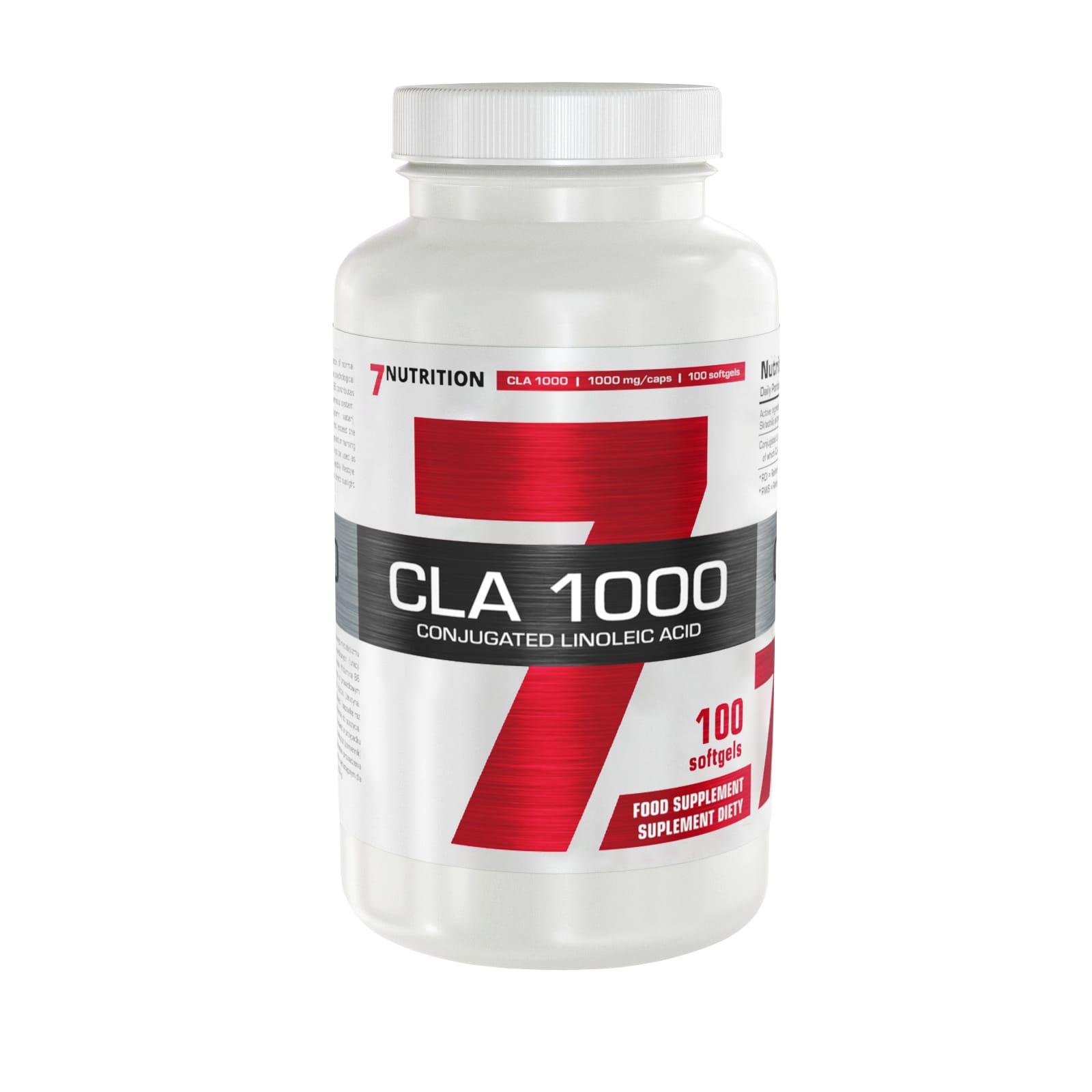 Кислота ллінолева 7 Nutrition CLA кон'югована 1000 мг 100 порцій - фото 1