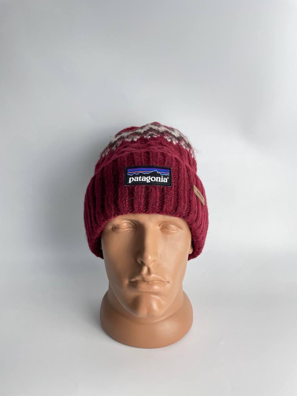 Вязаная шапка Patagonia Beanie унисекс Красный