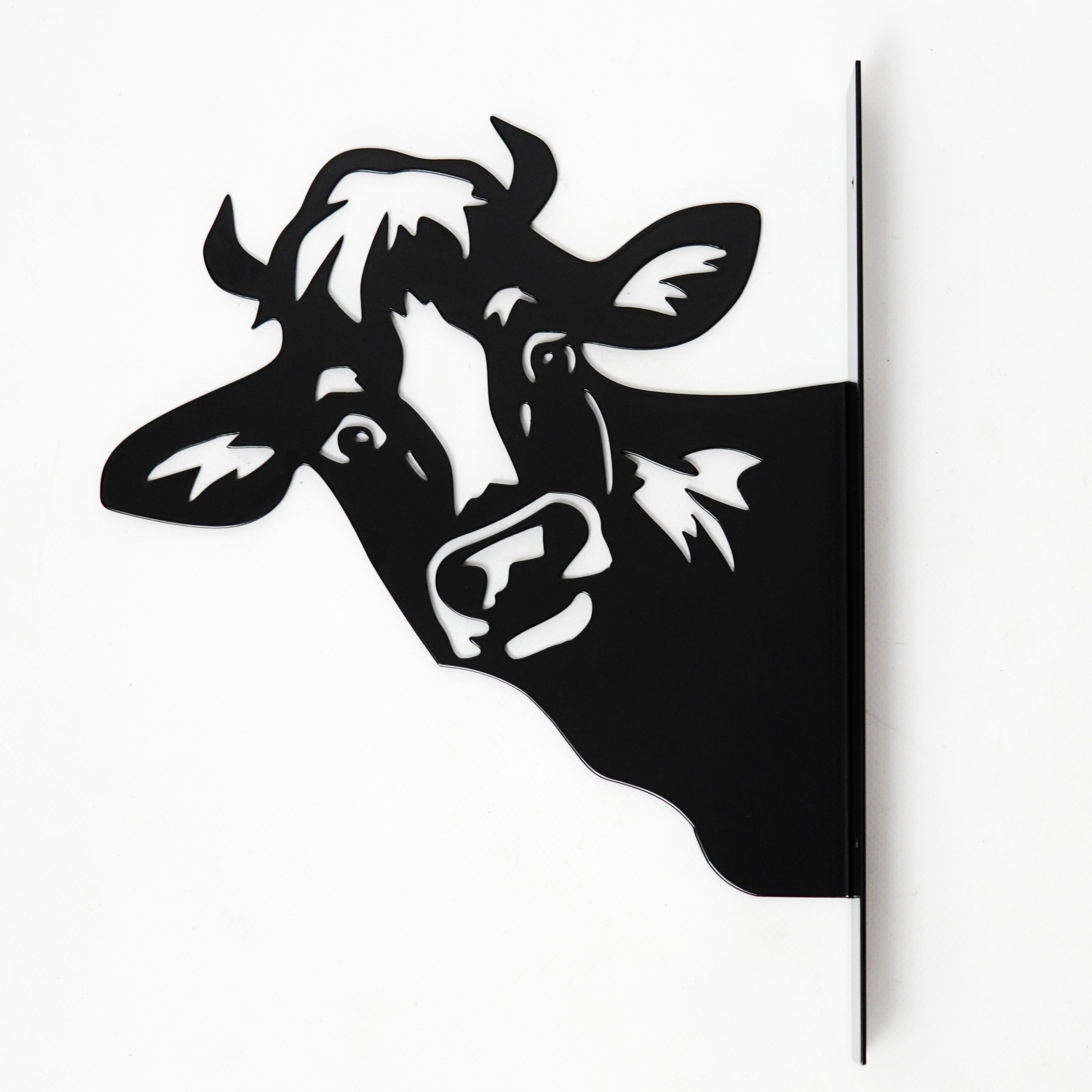 Садовая фигура Фермерская корова металлическая для дерева/беседки/террасы/сада/подворья (DCR017)