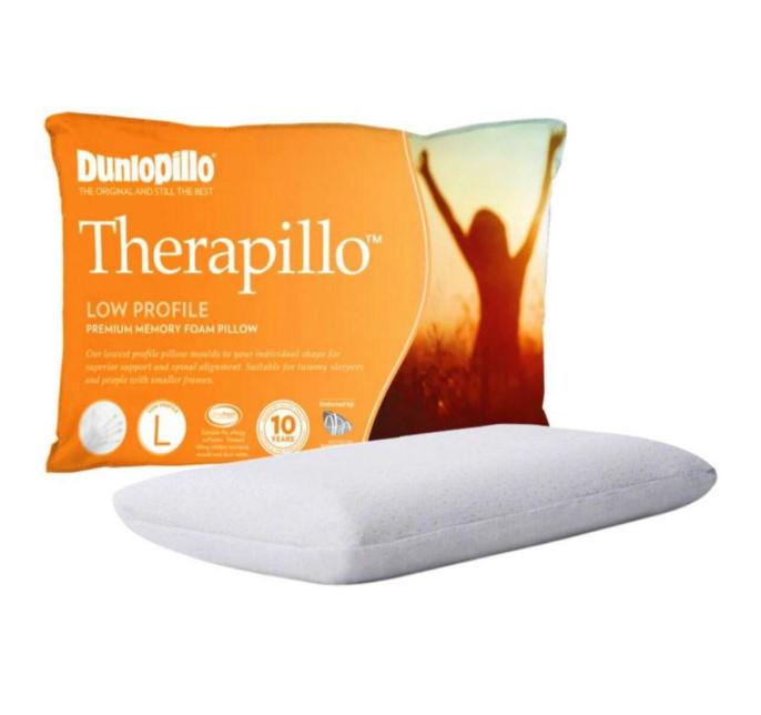 Подушка ортопедическая Dunlopillo Therapillo Low Profile с эффектом памяти (172)