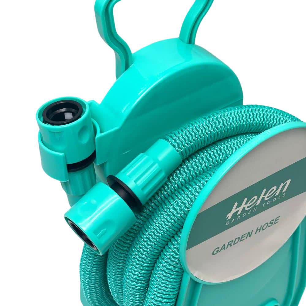 Шланг для полива Helen Garden Tool с катушкой и распылителем 15 м Зеленый (29011589) - фото 5 Шланг для полива Helen Garden Tool с катушкой и распылителем 15 м Зеленый (29011589) - фото 5