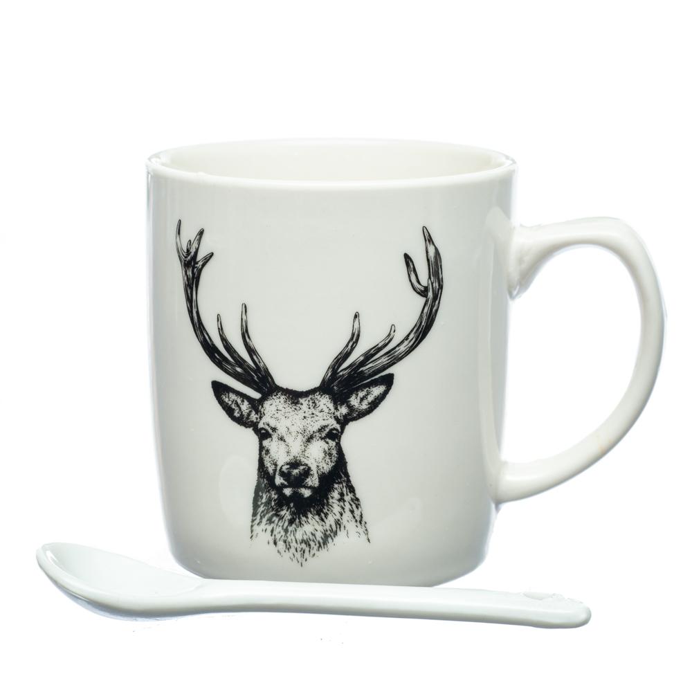 Керамическая чашка Elisey Wild Олень 200 мл (8804-007)