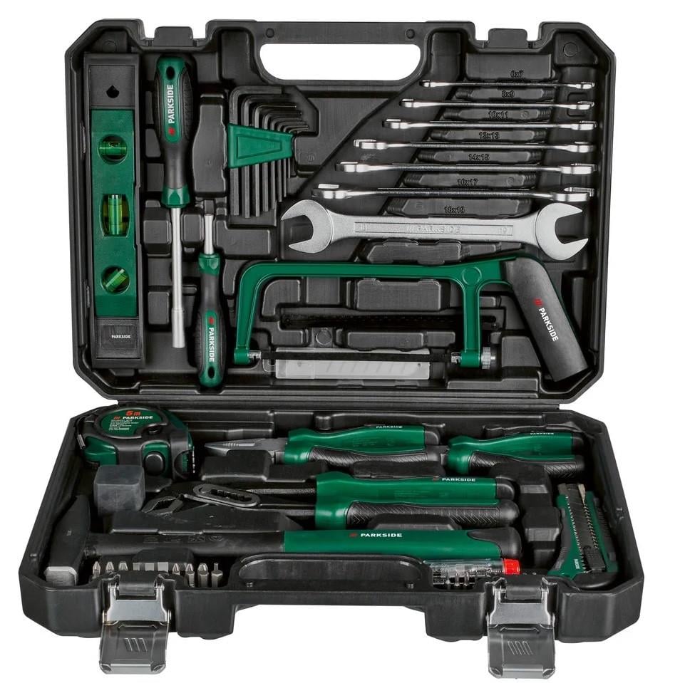 Набір інструментів Parkside 64 предметів у валізі