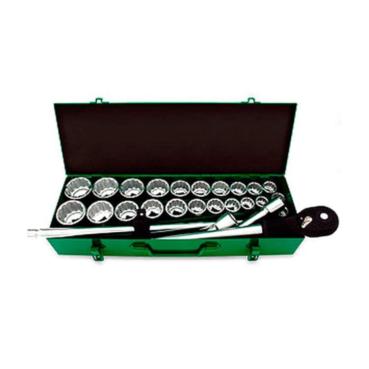 Набор инструментов Toptul комбинированный 3/4" 26 ед. 12-гр. (GCAD2608) - фото 2 Набор инструментов Toptul комбинированный 3/4" 26 ед. 12-гр. (GCAD2608) - фото 2