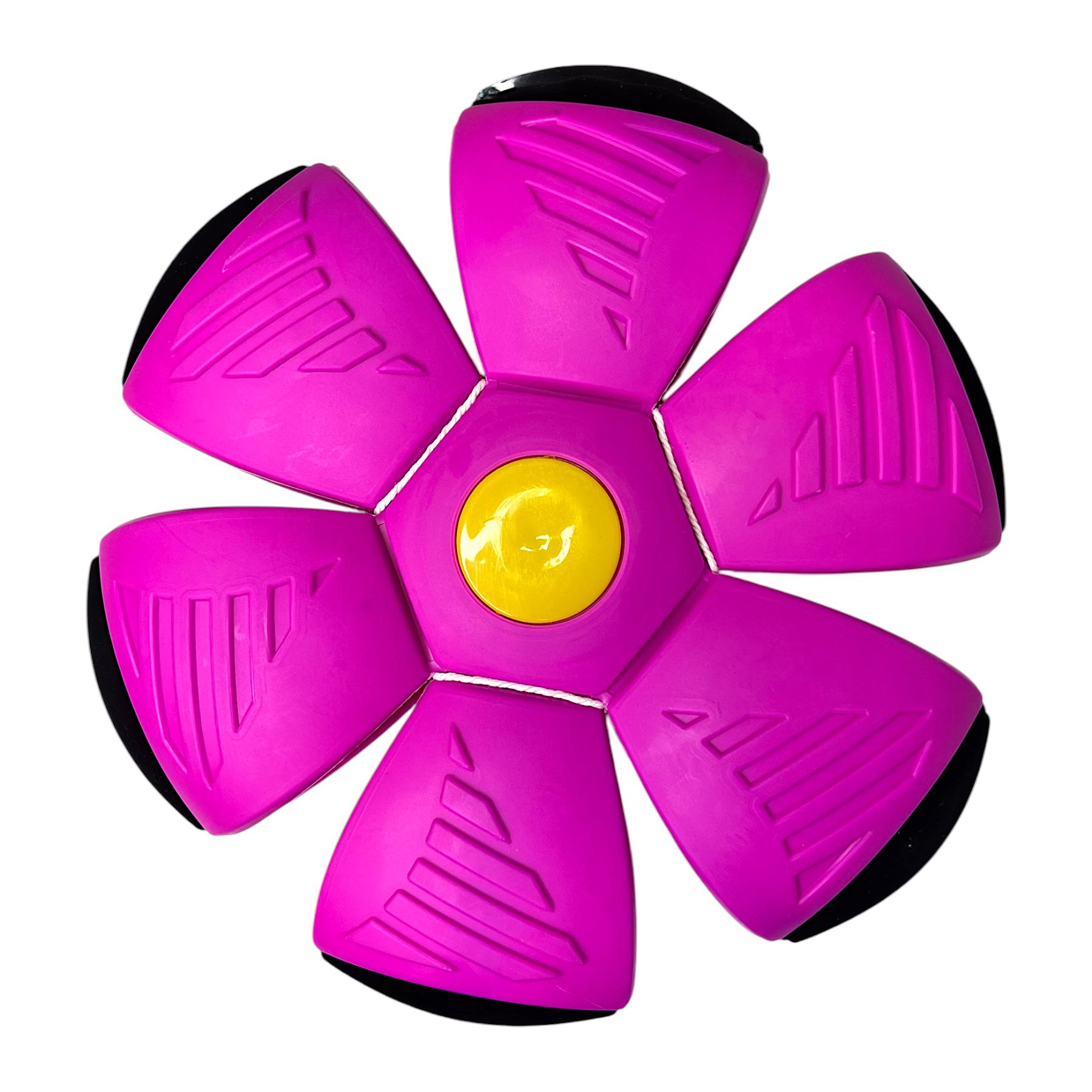 Дитячий м'яч-фрісбі M12081 підсвічування Фіолетовий