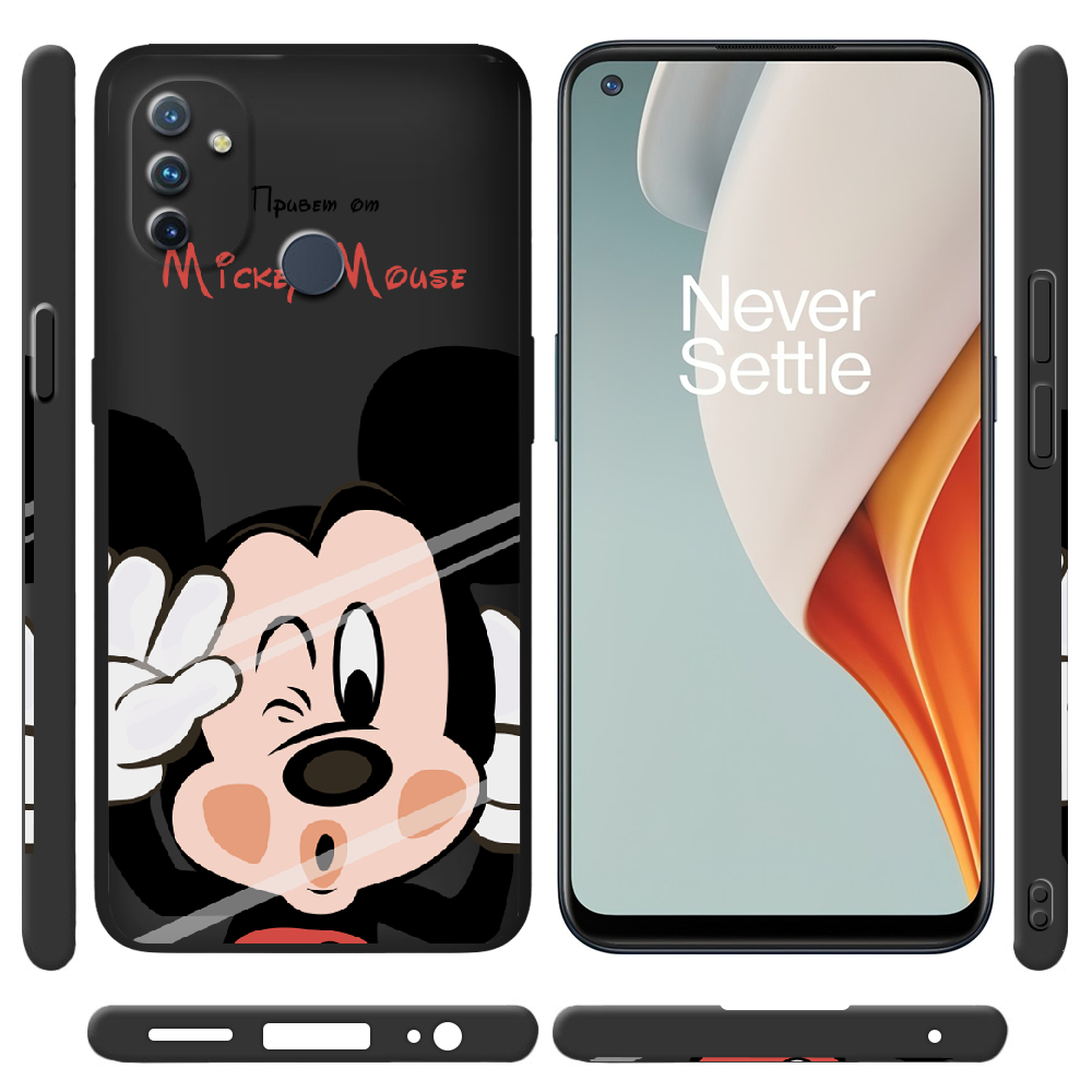 Чехол Boxface OnePlus Nord N100 Mister M Черный силикон (42753-cc58-44165) - фото 2