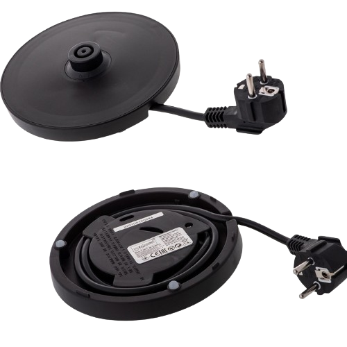 Електрочайник Maestro MR-061-BLACK дисковий склянний 1,7 л 2000W Чорний (1765646569) - фото 3 Електрочайник Maestro MR-061-BLACK дисковий склянний 1,7 л 2000W Чорний (1765646569) - фото 3