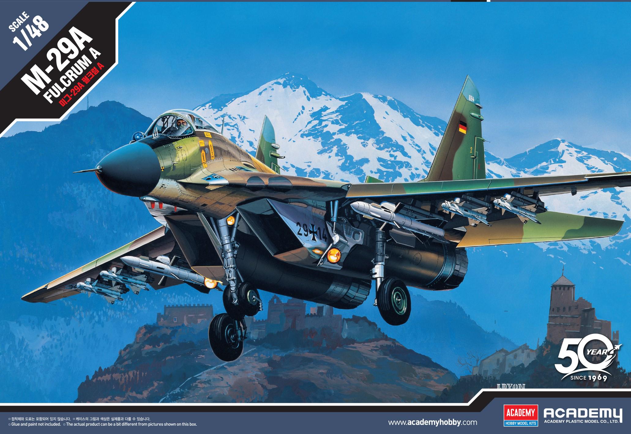 Сборная модель Academy MIG-29A FULCRUM A 1:48 (12263)