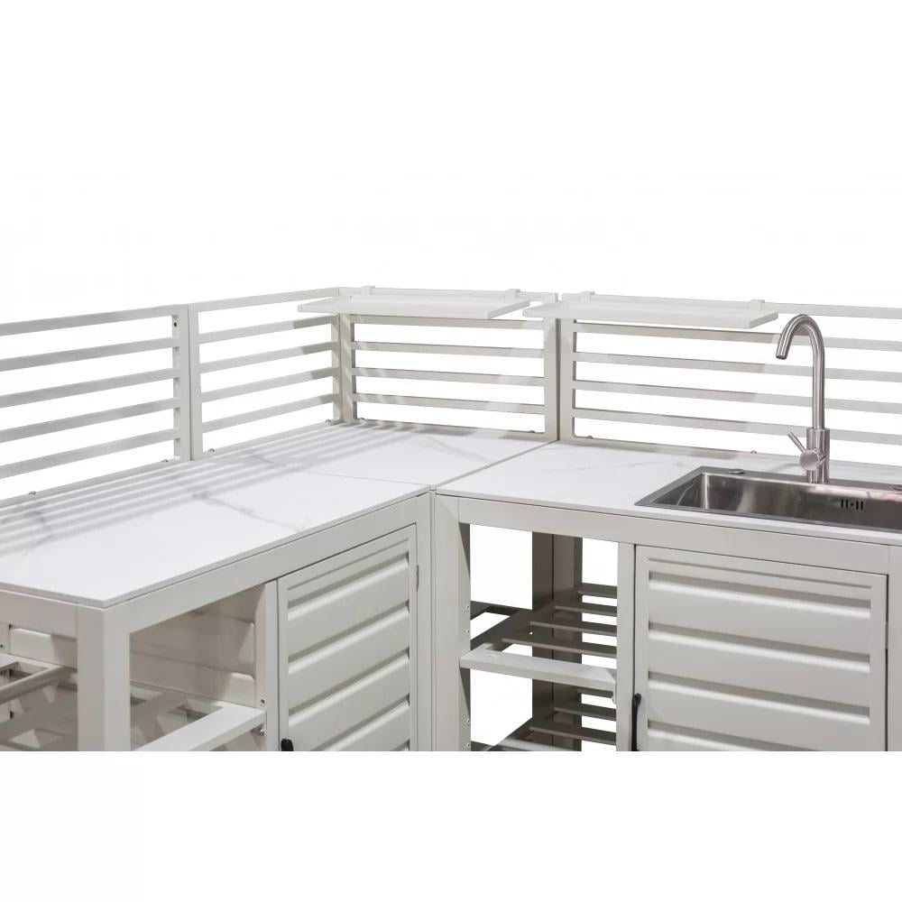 Уличная кухня SKANDI с раковиной, Таупе (SKANDI) - фото 3