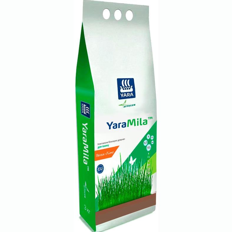 Удобрение комплексное безхлорное для газона Yara Mila весна/лето 3 кг (37206966) Удобрение комплексное безхлорное для газона Yara Mila весна/лето 3 кг (37206966)