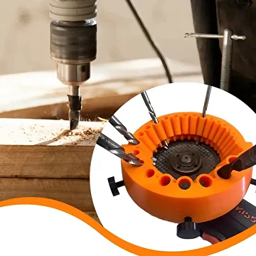 Насадка для заточки сверл с креплением на шлифовальном диске d до 125 мм (Y02252) - фото 6 Насадка для заточки сверл с креплением на шлифовальном диске d до 125 мм (Y02252) - фото 6