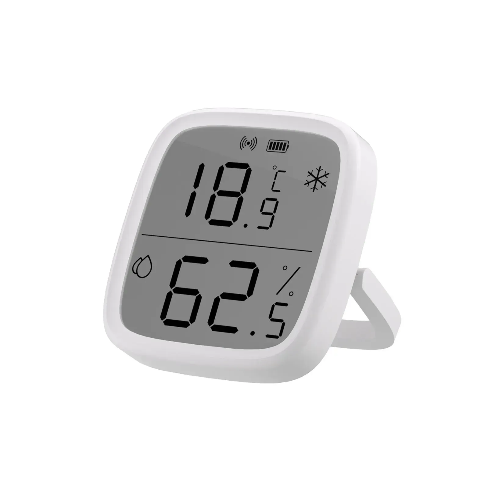 Датчик температури і вологості SONOFF Zigbee LCD Smart Temperature Humidity Sensor SNZB-02D White