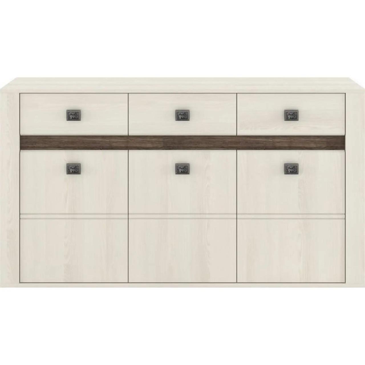 Комод в спальню Гербор Селена KOM3D3S Ясень снежный (GRB-1156) Комод в спальню Гербор Селена KOM3D3S Ясень снежный (GRB-1156)