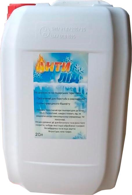 Реагент протиожеледний АНТИ ЛІД на основі Бішофіту Magnetto 20 л
