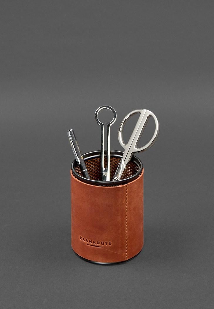 Набор настольный из натуральной кожи 5.0 с картой Украины Crazy Horse Светло-коричневый (A-028178) - фото 8