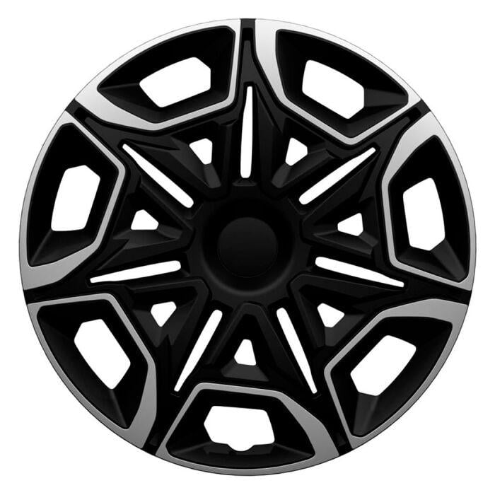 Ковпаки для коліс 4 Racing Varido R14 4 шт. Silver/Black