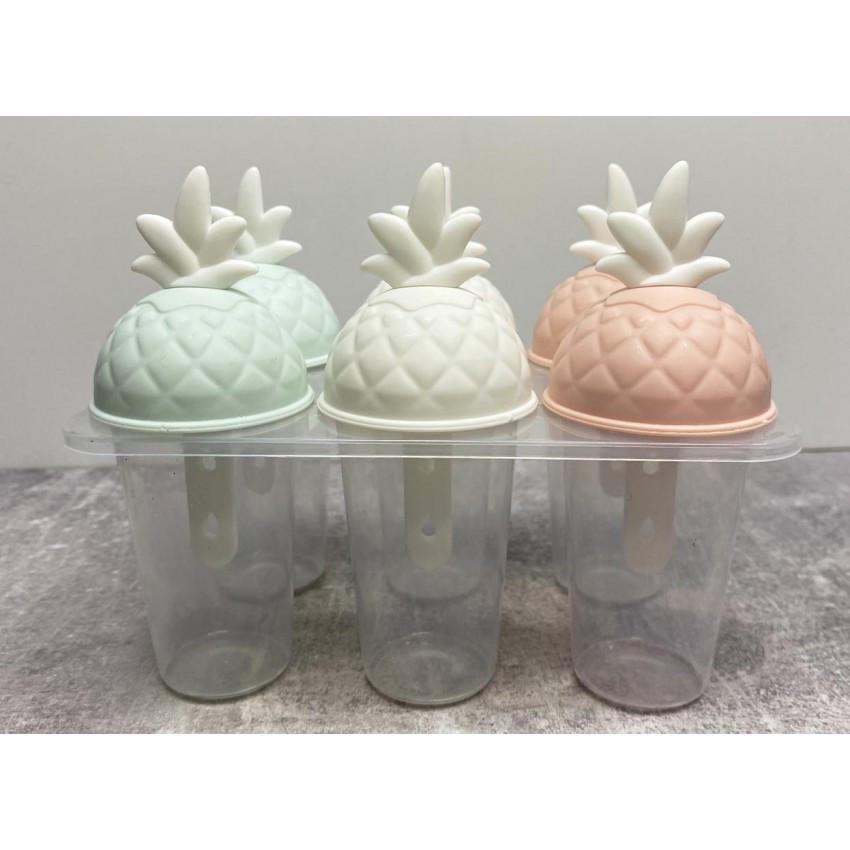 Форма пластикова для морозива Stenson 39822 Ананаси (1639871579) - фото 2