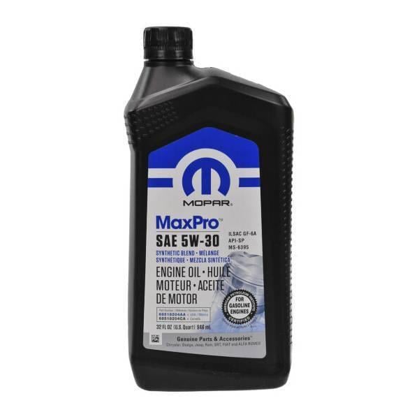 Моторна олива Mopar MaxPro 5W-30 0,946 л (68518204AA)