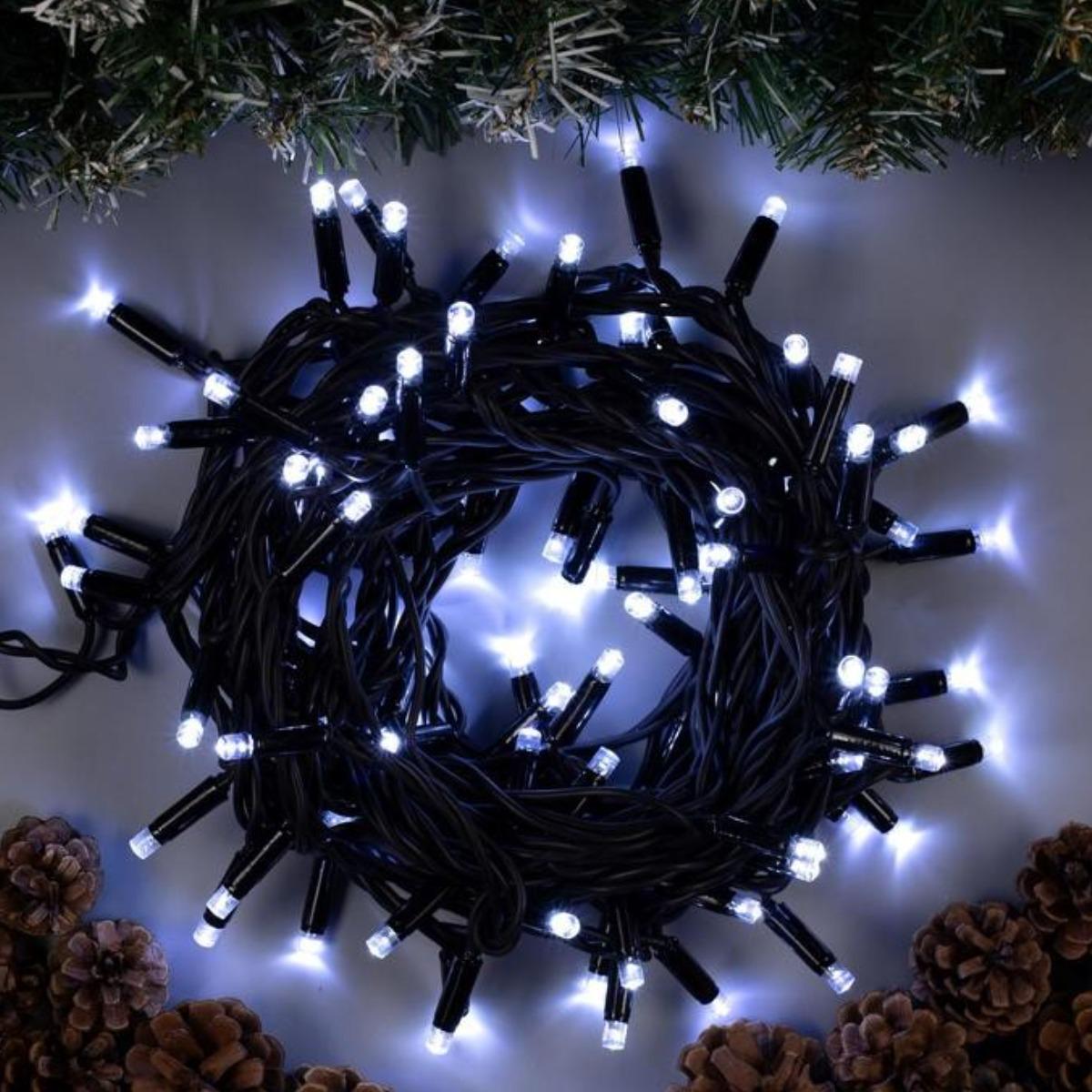 Гирлянда новогодняя уличная Ledlight 10 м Белый