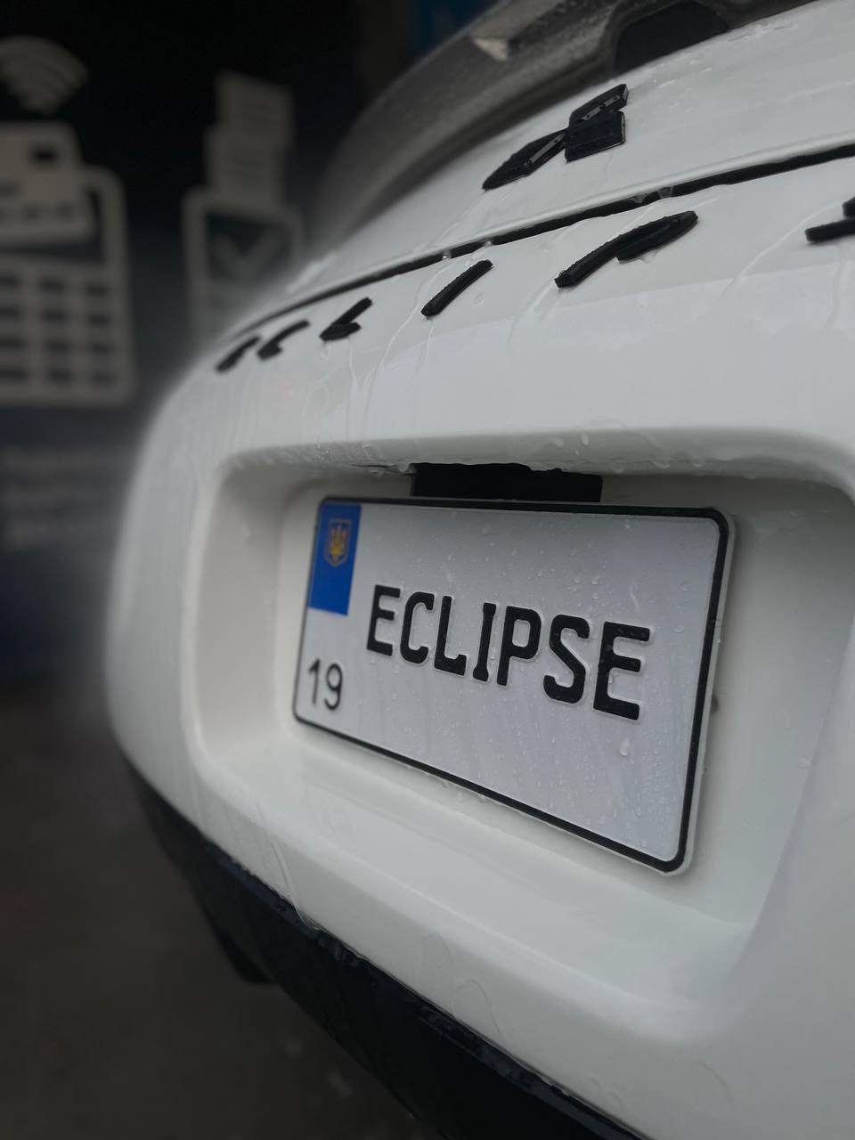 Крепления для одного номерного знака безрамочные магнитные Белый - фото 4