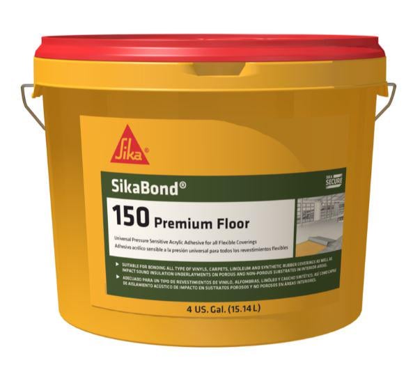 Клей дисперсионный SikaBond 150 Premium Floor для различных типов напольных покрытий линолеум/ПВХ/виниловая плитка 14 кг (LVT) Клей дисперсионный SikaBond 150 Premium Floor для различных типов напольных покрытий линолеум/ПВХ/виниловая плитка 14 кг (LVT)