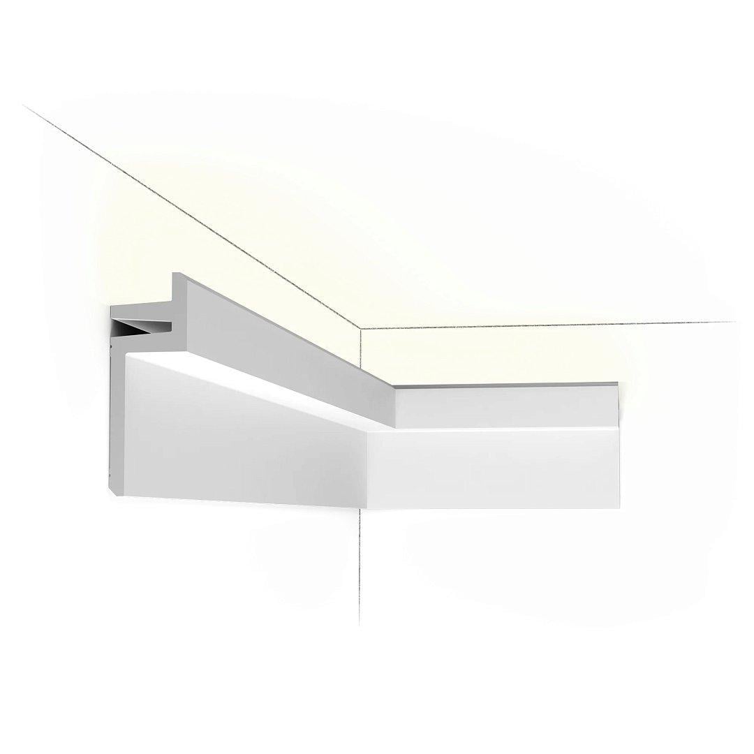 Карниз полиуретановый Orac Decor C382 жесткий 50х140x2000 мм (28957039)
