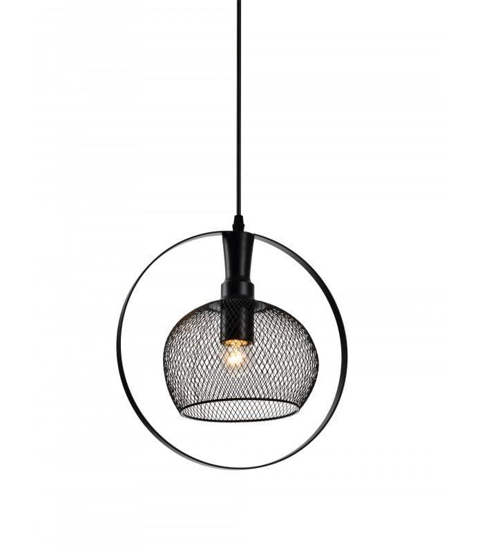 Світильник стельовий одинарний GTV XALIS 1 E27 IP20 Ø 30 см Чорний (27551129)