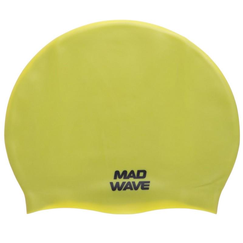 Шапочка для плавання Mad Wave Light BIG M053113 силіконова Жовтий (AM0009468)