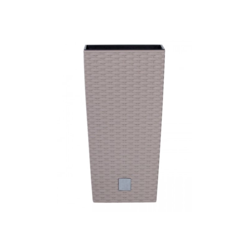 Горшок для цветов Rato Н-32,4 см высокий с вкладкой Мокко (77962-7529)