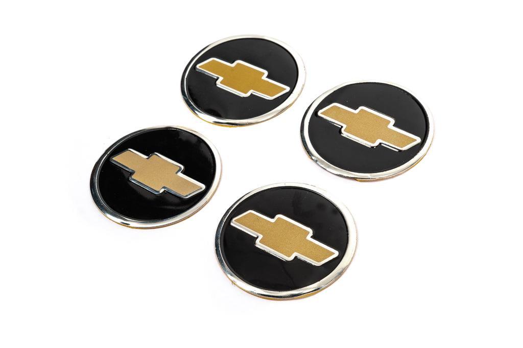 Наклейки на колпачки V3 для тюнинга Chevrolet 60 мм 4 шт. (117772)